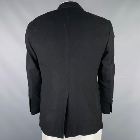 FRANCK BOCLET Size 42 Black Wool Blend Jacket