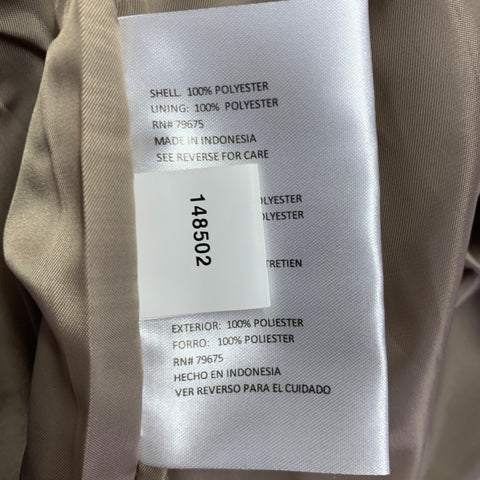 MICHAEL by MICHAEL KORS Size L Beige Polyester Hooded Jacket