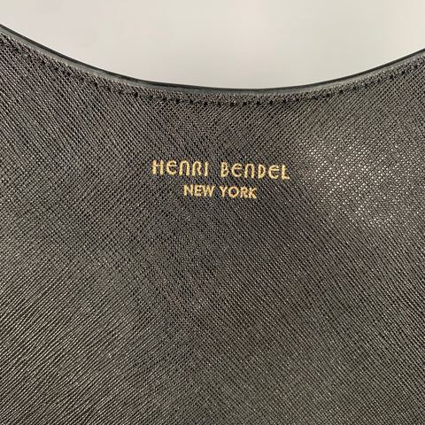 HENRI BENDEL Black Saffiano Leather Hobo Bags