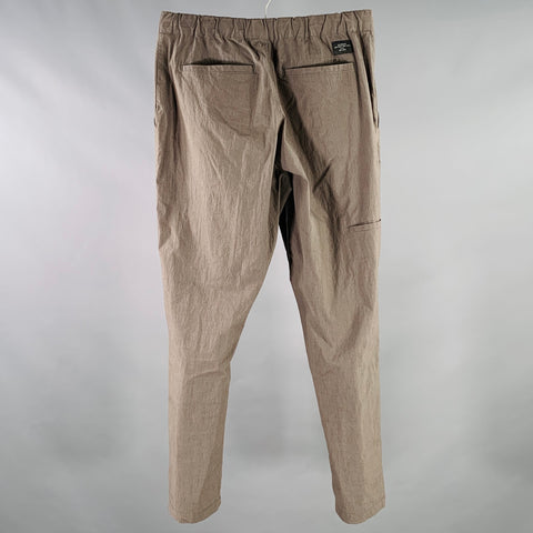 SATURDAYS NYC Size 30 Grey Charcoal Cotton Blend Belted Casual Pants