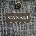 CANALI Size 40 Grey Black Glenplaid Wool Cotton Sport Coat CANALI