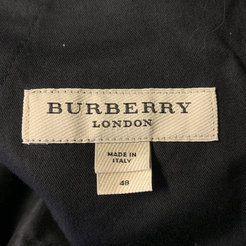 BURBERRY Size 32 Black Wool Dress Pants