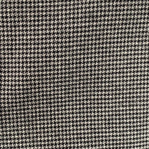 DONDUP Size 35 Black Grey Houndstooth Cotton Blend Flat Front Casual Pants