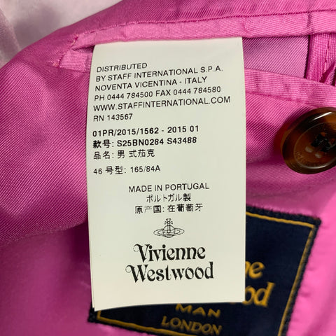 VIVIENNE WESTWOOD Size 36 Black Wool Single Breasted Sport Coat