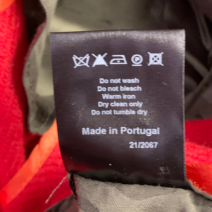 TODD SNYDER Size 40 Regular Orange Wool Tweed Single Breasted Notch Lapel Suit