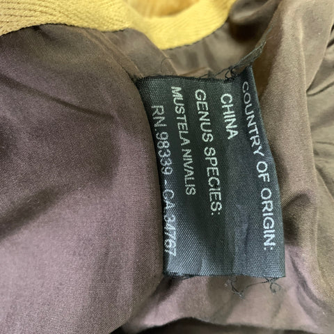 PRADA Size L Green Olive Solid Belted Coat