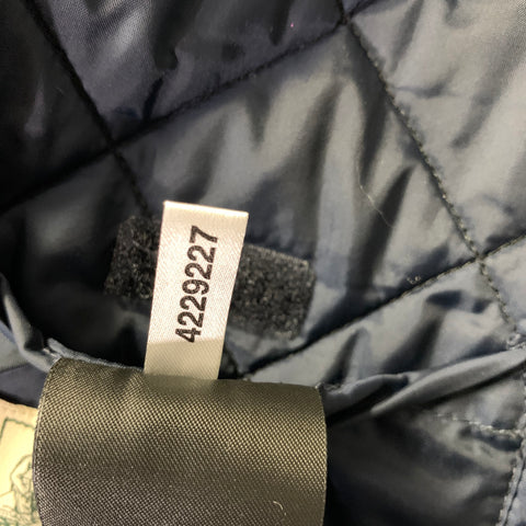 BARBOUR Size S Navy Quilted Polyester Jacket