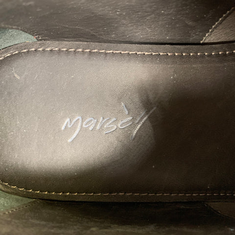 MARSELL GOMELLO Size 8 Navy Leather Lace Up Shoes