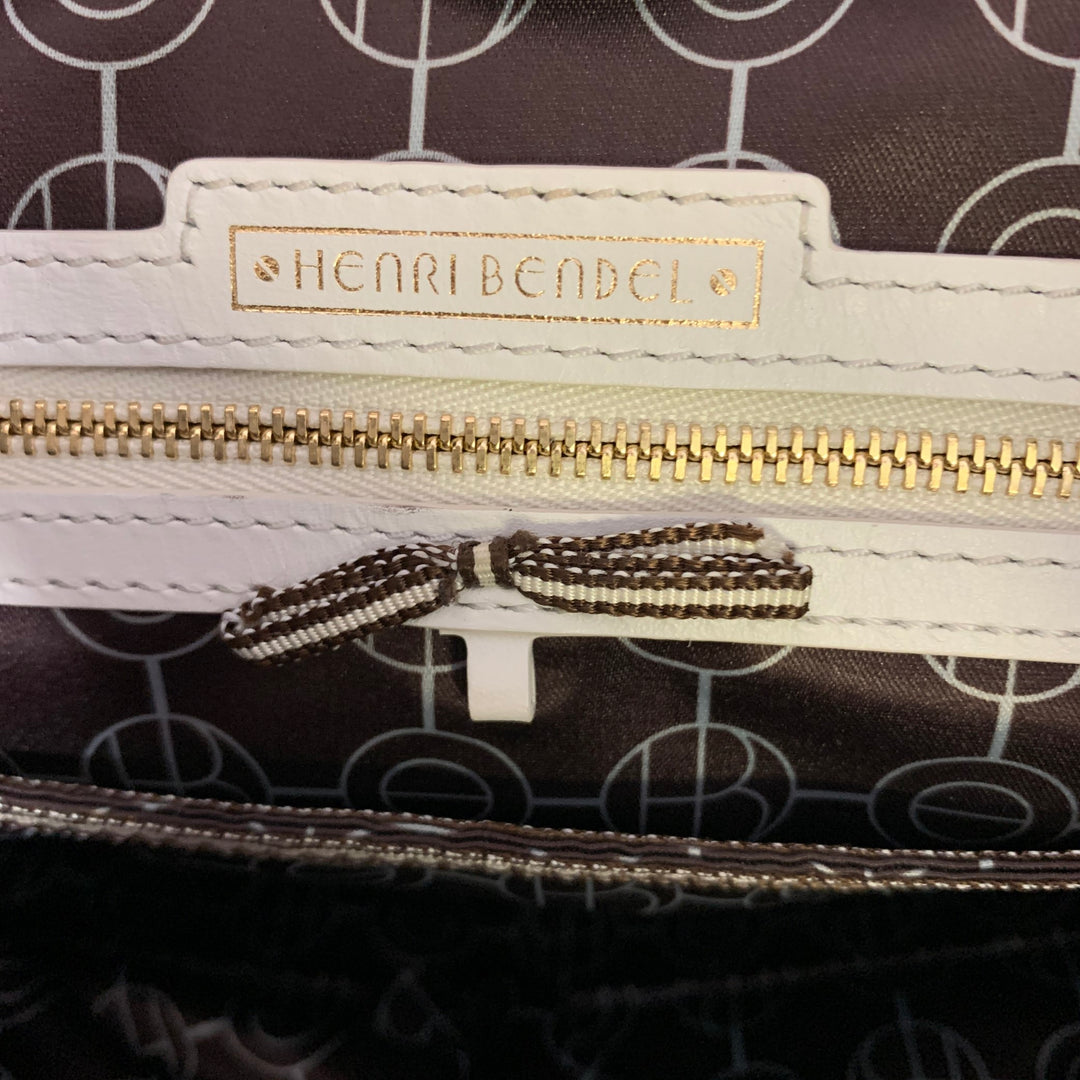 HENRI BENDEL Black Saffiano Leather Hobo Bags