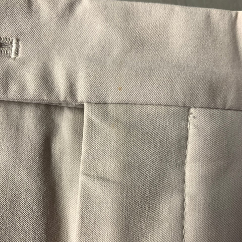 PRADA Size 40 Beige Polyester  Cotton Flat Front Dress Pants