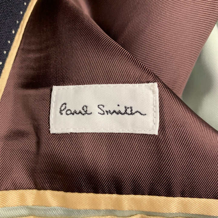 PAUL SMITH Size L Black Wool Notch Lapel Sport Coat