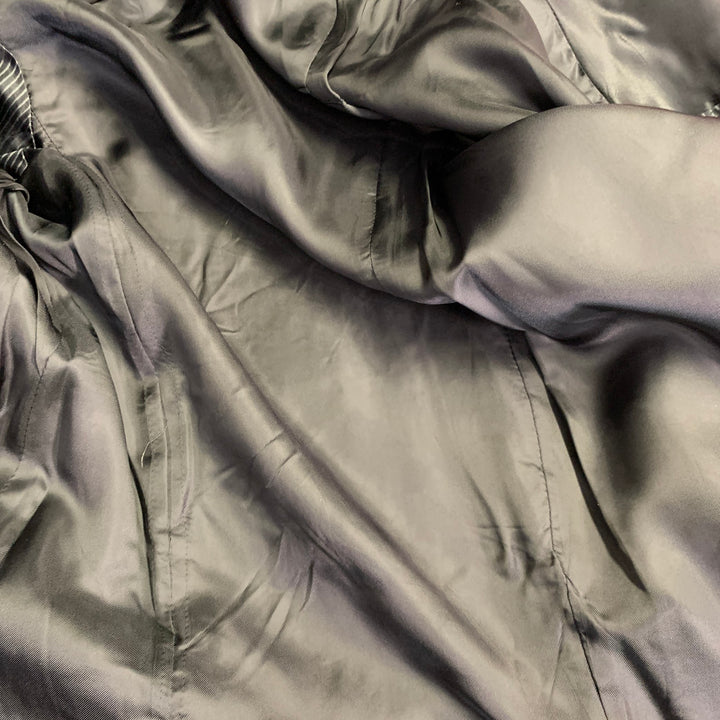 DIOR HOMME by KRIS VAN ASSCHE AW10 Size XS Black Wool Cashmere Scarf Coat