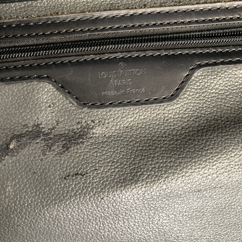LOUIS VUITTON Black Waves Leather Tote Bags