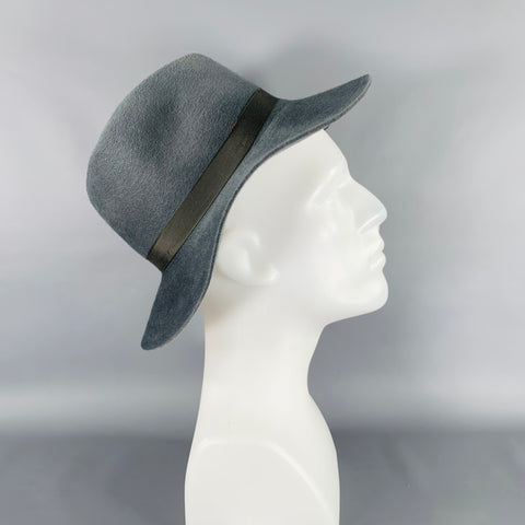GOORIN BROTHERS Size S Grey Green Wool Felt Fedora Hat