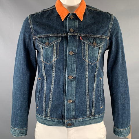 LEVI STRAUSS Size M Navy Denim Classic Jacket