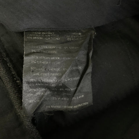 PRADA Size 32 Grey Wool Blend Flat Front Dress Pants
