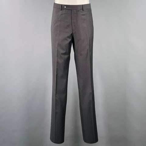 TAILO RED Size 40 Grey Wool Single Breasted Suit