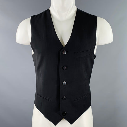 J.LINDEBERG Gilet simple boutonnage noir taille M