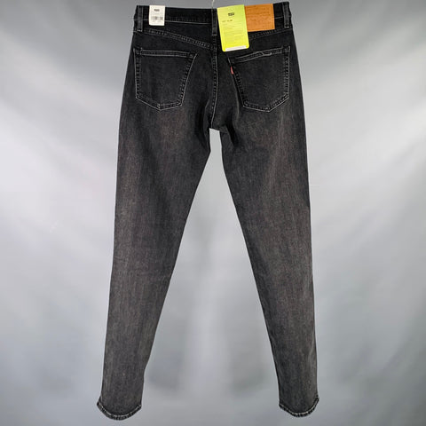 LEVI STRAUSS Size 31 Black Cotton Blend Slim Jeans