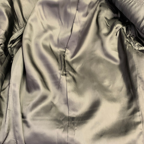 CALVIN KLEIN COLLECTION Size 38 Black White Heather Suit