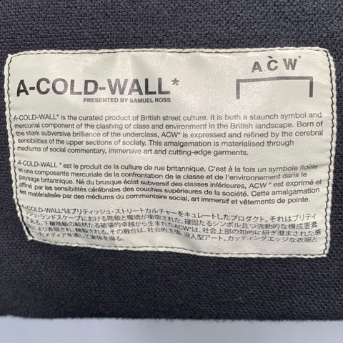 A-COLD-WALL Size M Black Cotton 3/4 Sleeves Pullover