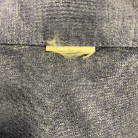 ETON Size M Blue Cotton Long Sleeve Shirt