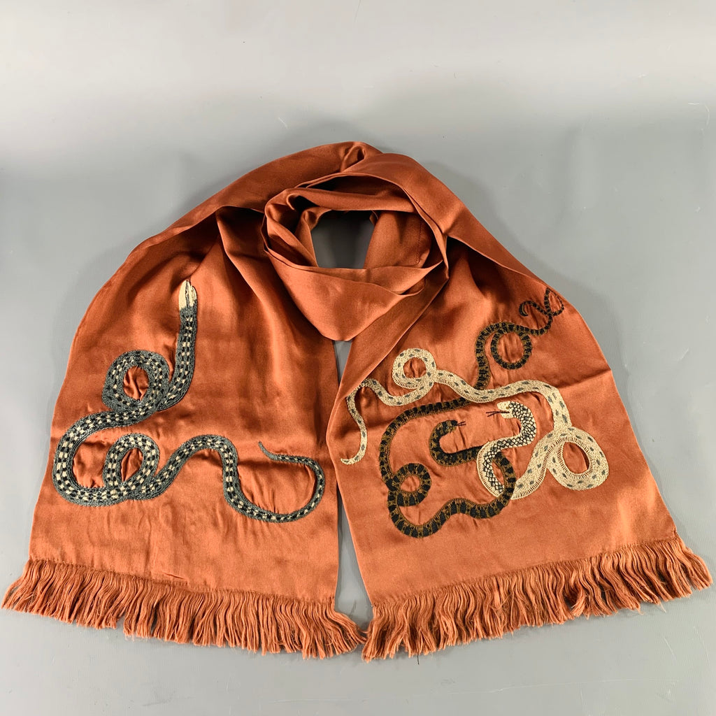 DRIES VAN NOTEN スカーフ シルク Dries Van Noten Scarf Fuchsia