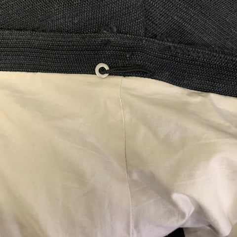 LABEL UNDER CONSTRUCTION Chest Size 42 Grey Gunmetal Textured 34 Suit