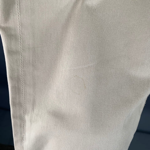 ADRIANO GOLDSCHMIED Size 34 Cream Contrast Stitch Cotton Blend Casual Pants