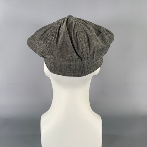MONSIVAIS & CO. Size One Size Grey Canvas Cotton Hats