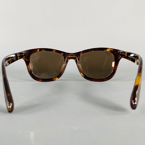 MAUI JIM Hana Bay Brown Tan Tortoiseshell Acetate Sunglasses
