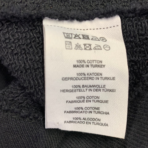 DRIES VAN NOTEN Size S Black Cotton Cut Out Crew Neck Sweatshirt