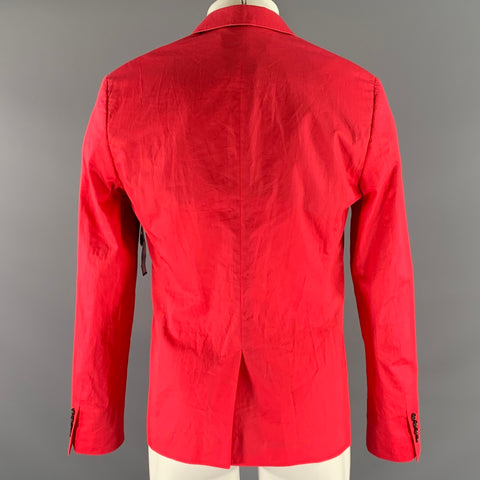 MARC by MARC JACOBS Size M Pink Fuchsia Cotton Notch Lapel Sport Coat