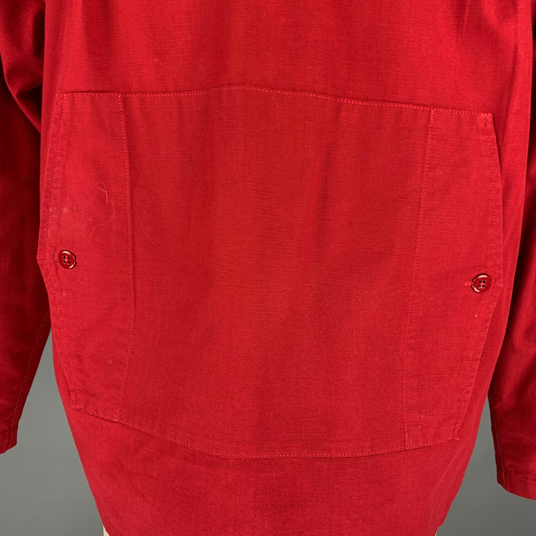 ENGINEERED GARMENTS Size M Red Cotton Shirt Jacket