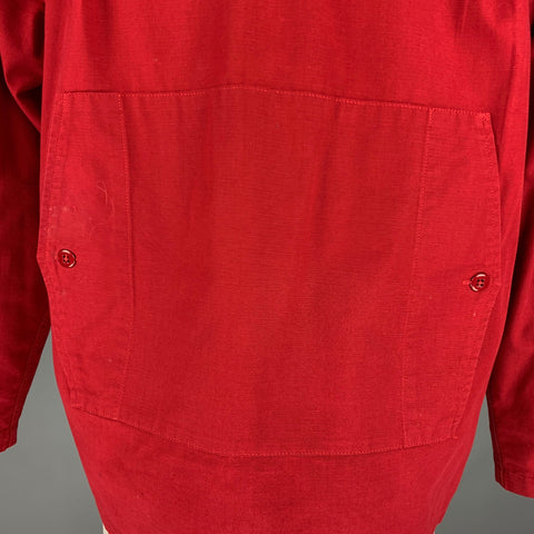 ENGINEERED GARMENTS Size M Red Cotton Shirt Jacket