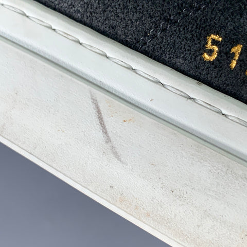 COMMON PROJECTS Size 8 Black Suede Low Top Sneakers