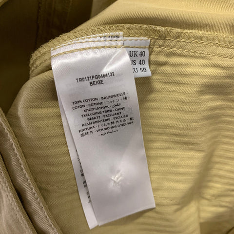 JW ANDERSON Size 40 Khaki Cotton Belted Casual Pants