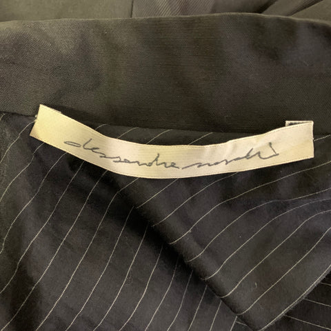ALESSANDRO VASINI Size M Black Wool Blend Blazer Jacket Indoor Blazer