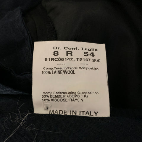 THIERRY MUGLER Size 34 Black Wool Baggy Dress Pants
