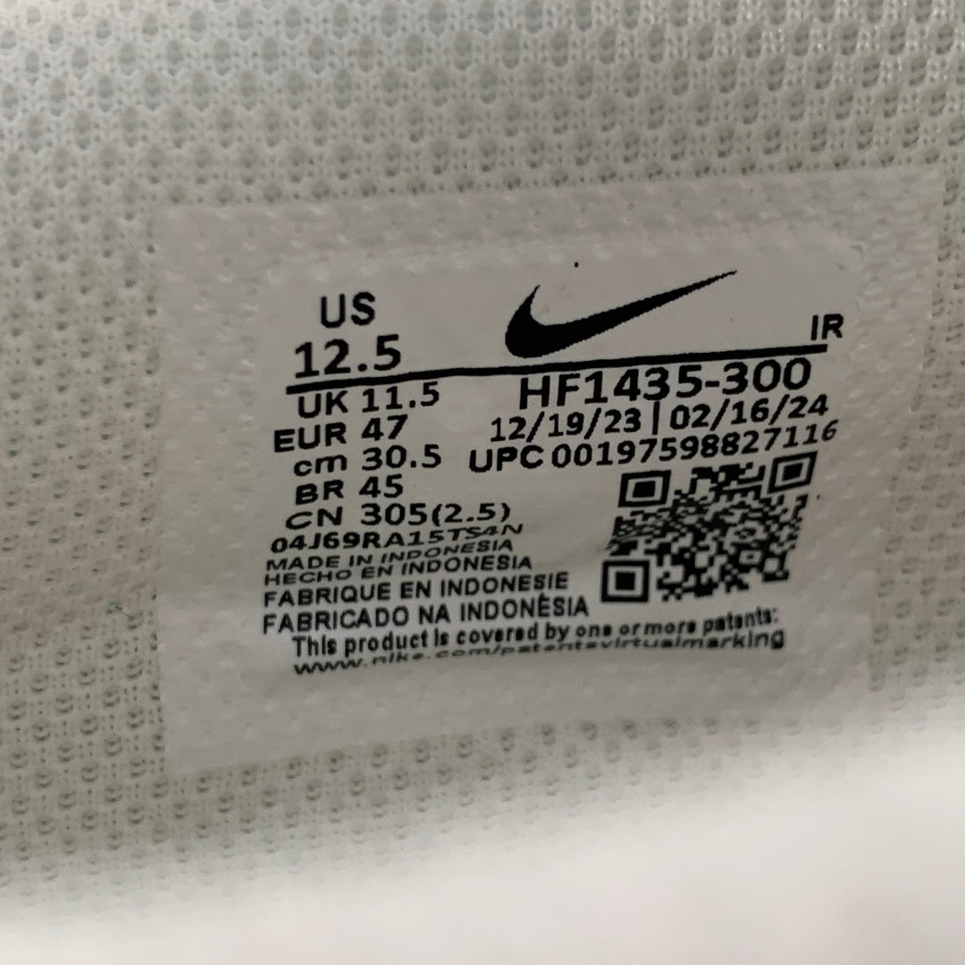 NIKE Size 12.5 Cortez TXT Green Yellow Suede Polyester Low Top Sneakers