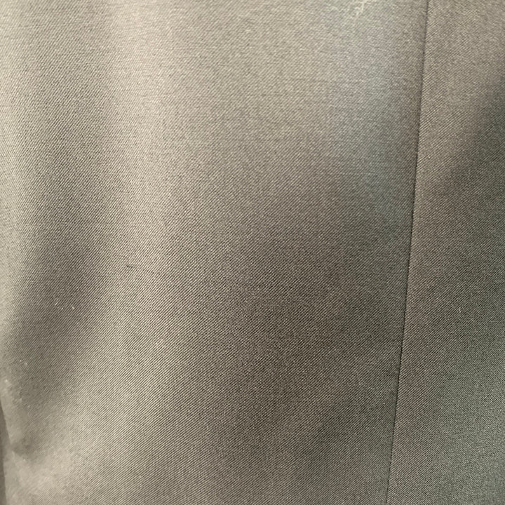 PAUL SMITH Size 46 Kensington Regular Black Wool Twill Notch Lapel Sport Coat