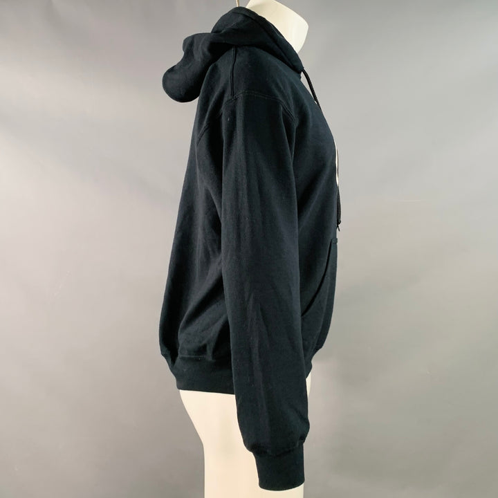 OPENING CEREMONY x YOKO ONO Size M Black White Print Cotton Blend Hooded Sweatshirt
