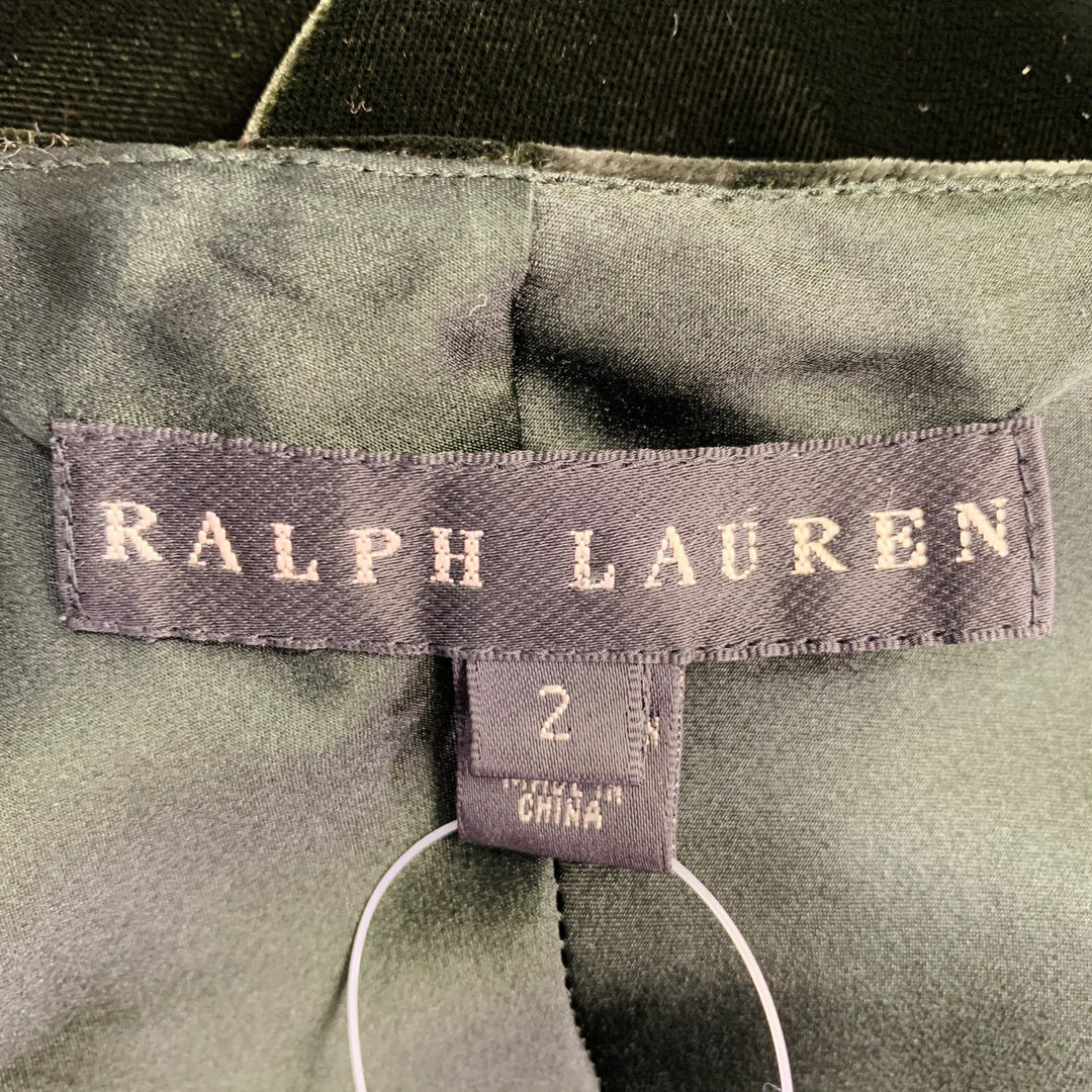 RALPH LAUREN Size 2 Green Velvet Slip Long Dress – Sui Generis Designer  Consignment