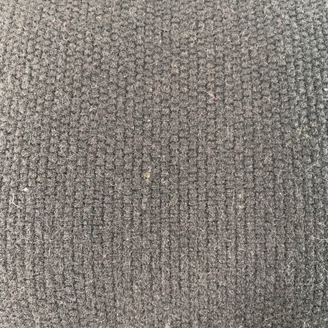 LANVIN Size S Black Waffle Knit Camel Cashmere Reverse Seams Sweater