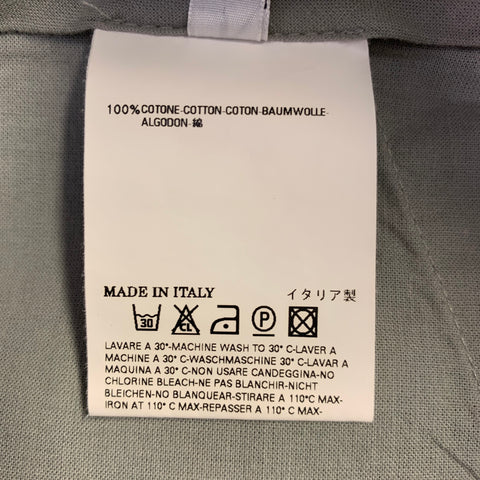 MAISON MARTIN MARGIELA Size M Grey Cotton Straight Casual Pants
