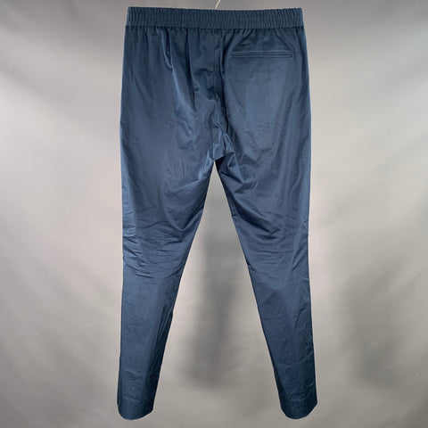 PAUL SMITH Size 32 Navy Drawstring Waistband Tapered Casual Pants