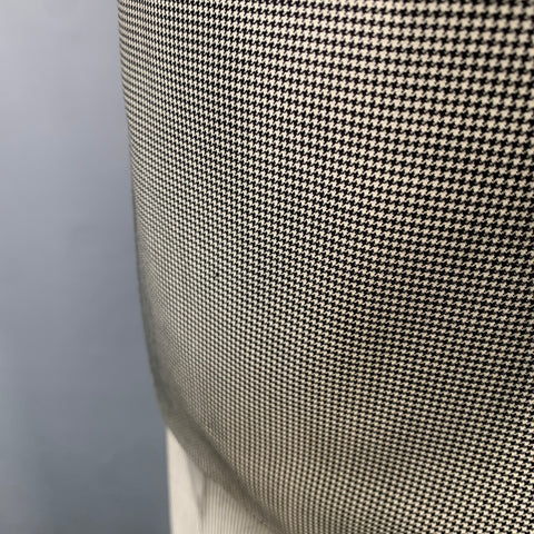 RALPH LAUREN Size 40 Regular Black Grey Houndstooth Wool Notch Lapel Suit