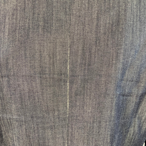 DSQUARED2 TOKYO Size 42 Indigo Black Cotton Satin Peak Lapel Sport Coat