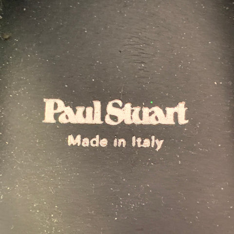 PAUL STUART Size 8.5 Black Sequined Velvet Slip On Loafers
