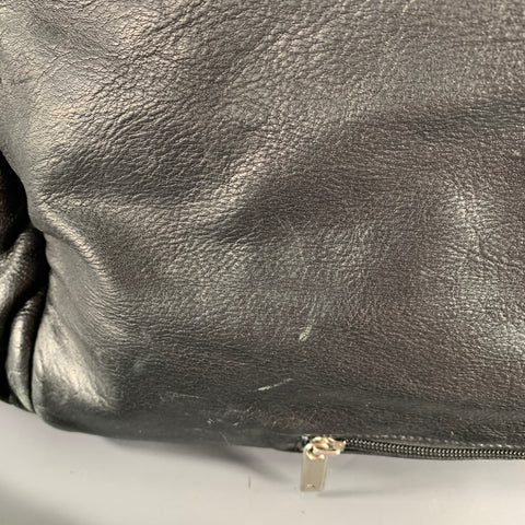 Sac de voyage en cuir noir TUMI